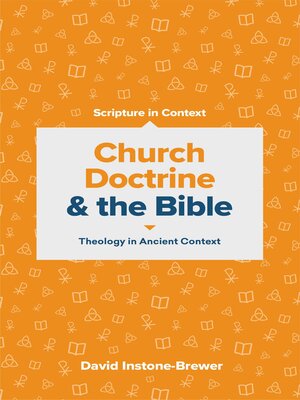 cover image of Church Doctrine and the Bible